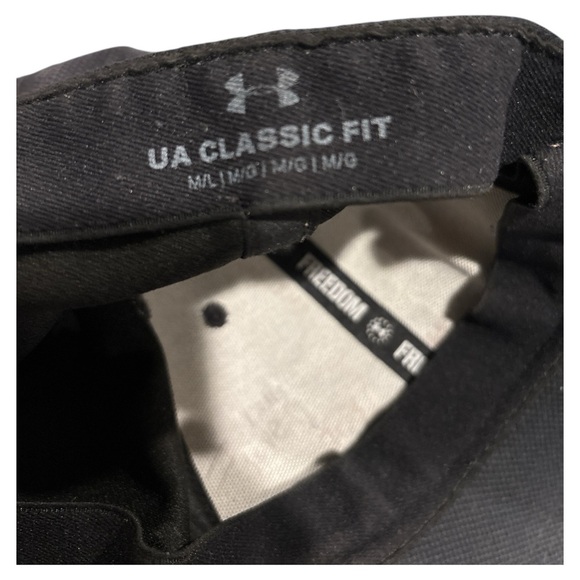 Under Armour Black Hat with Red and Blue Logo - Picture 5 of 7